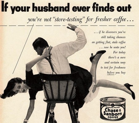 реклама кофе прошлого века